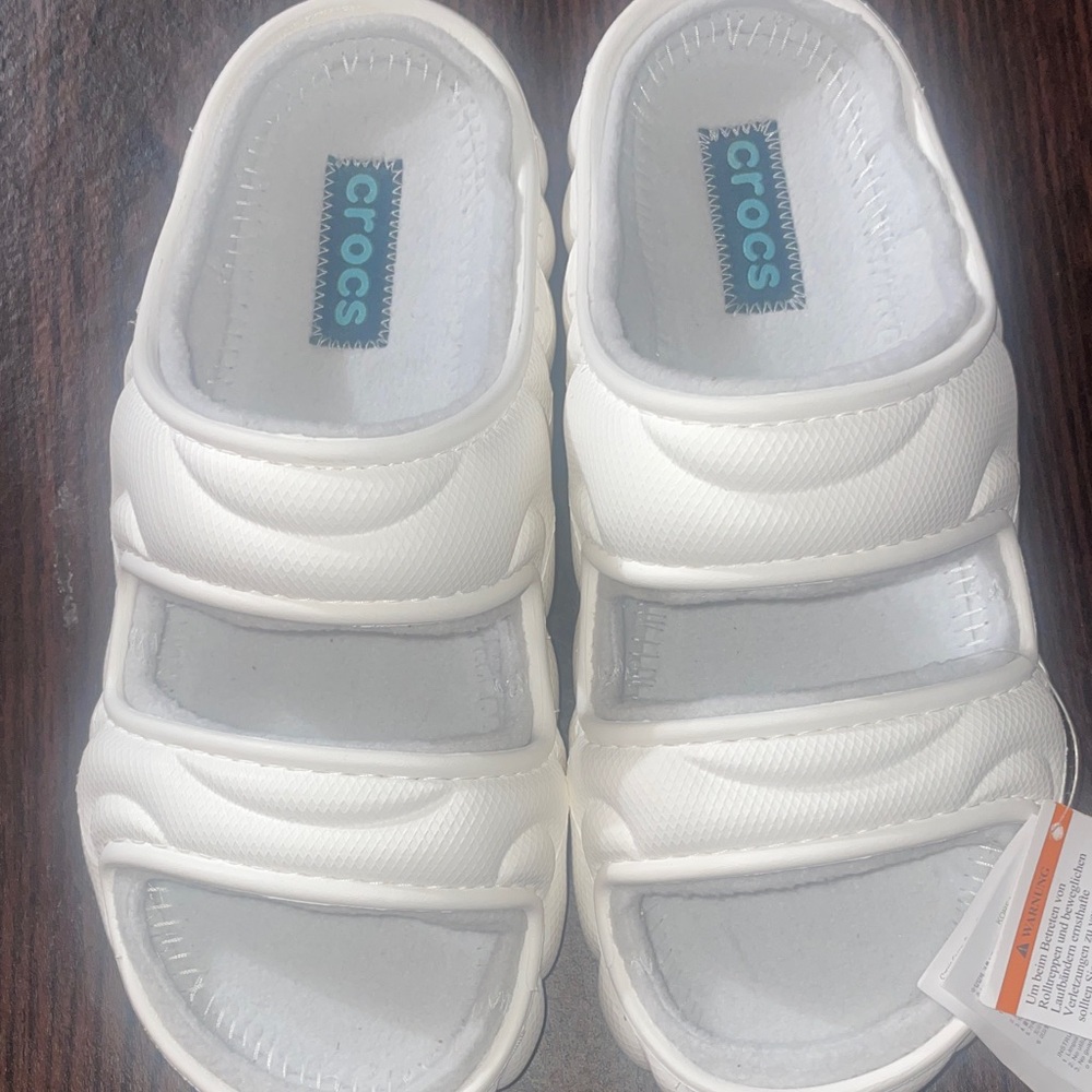 Linen Crocs Adult  Classic Sandal